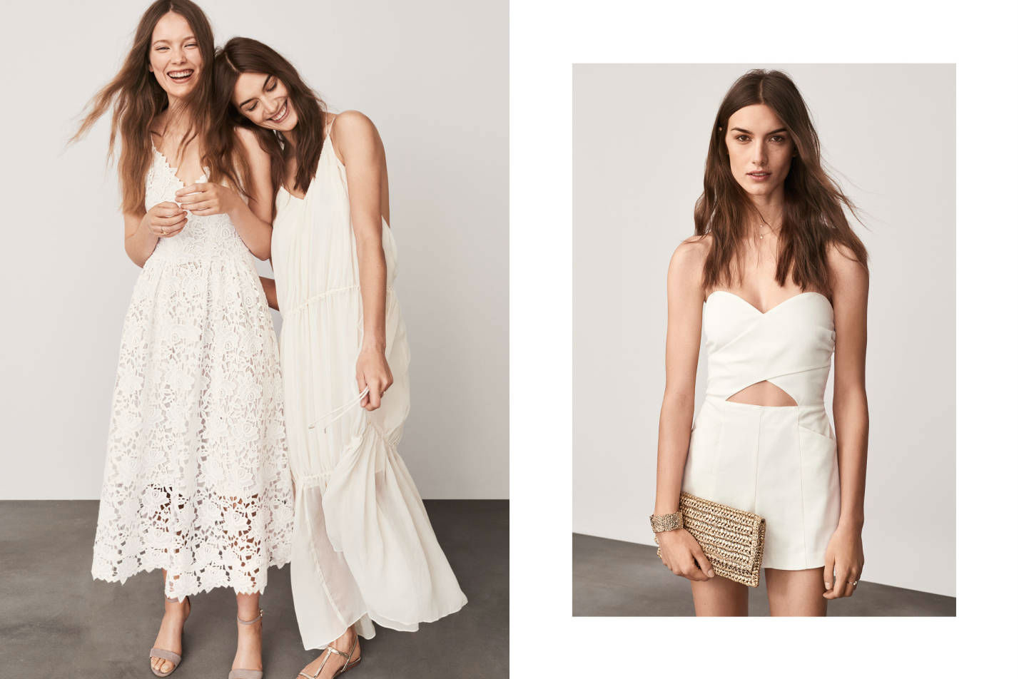 vestidos blancos h&m