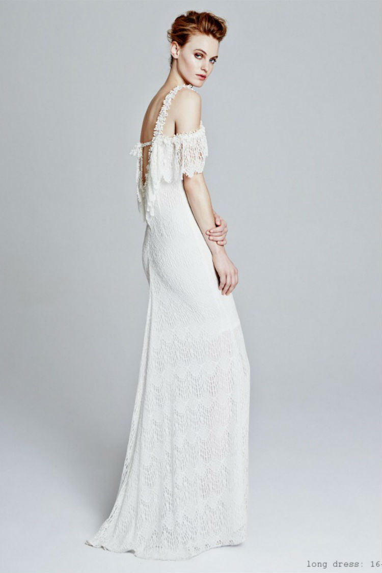 Vestido Blanco Crochet Ottro