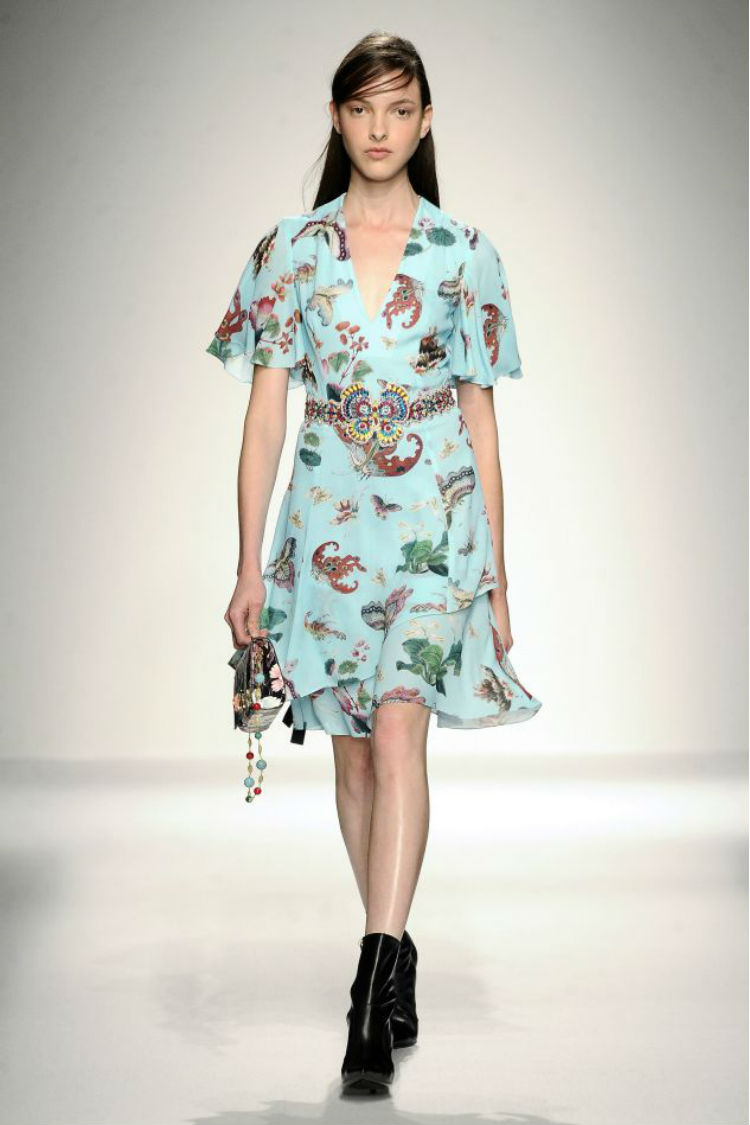 vestido floral andrew gn