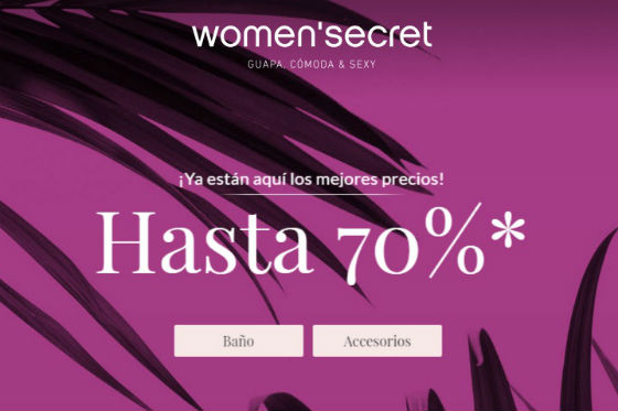 rebajas women secret