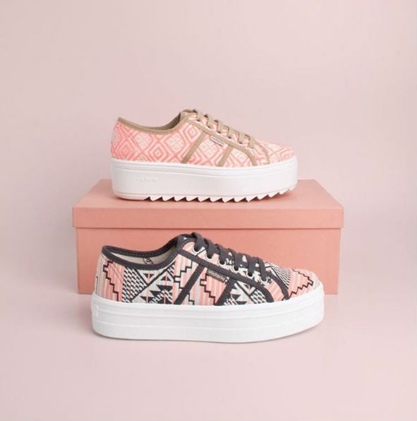 zapatillas victoria con plataformas