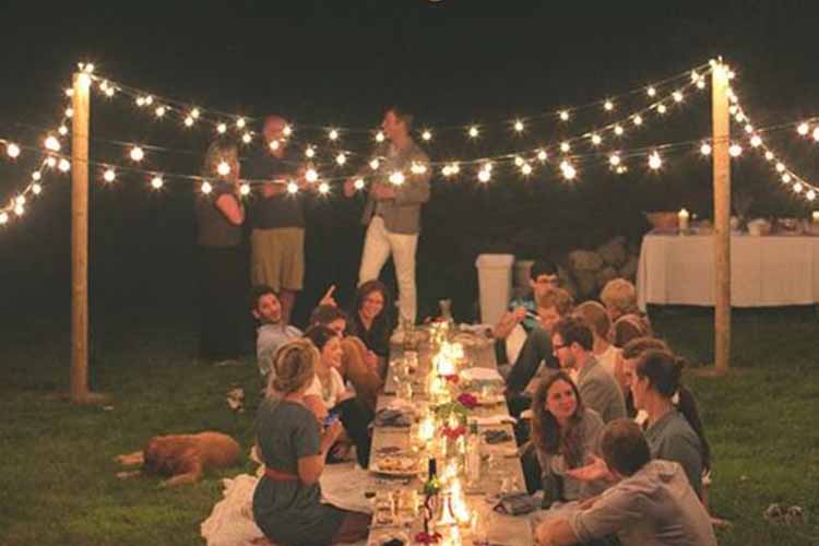 idea creativa fiesta aire libre tematico moda