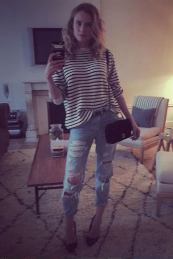 camiseta navy diane kruger