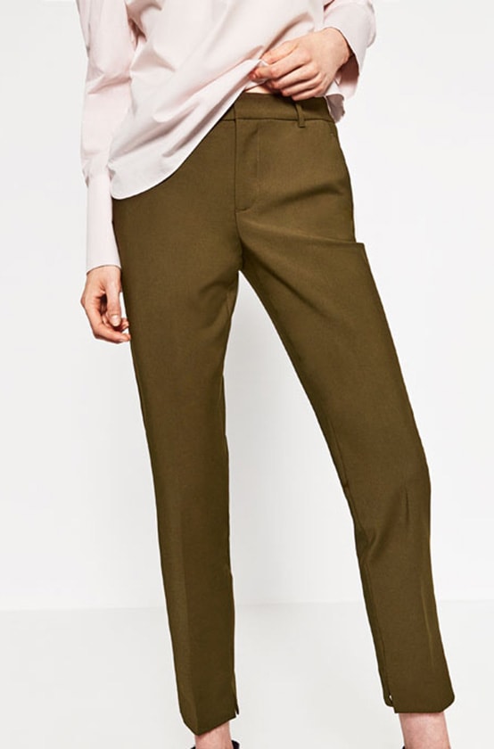 Pantalón estilo chino otoño Zara 2016
