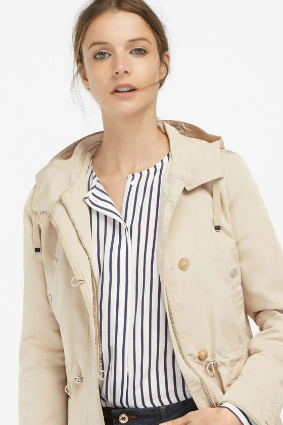 parka nude massimo dutti