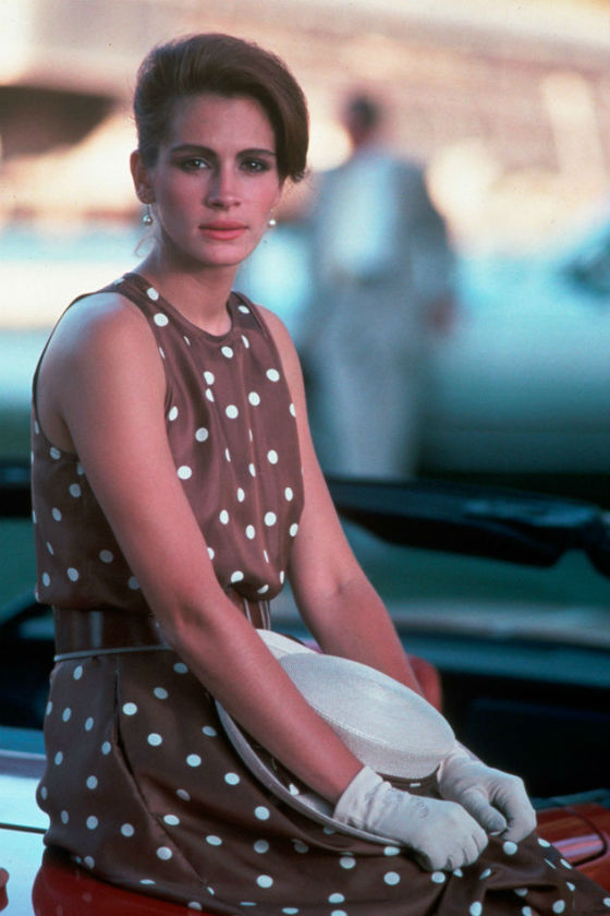 vestido lunares julia roberts pretty woman