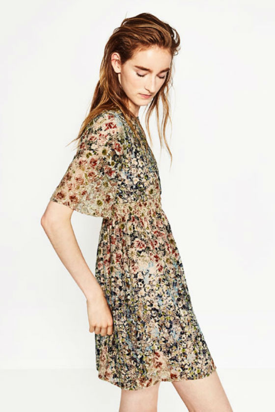 Vestidos estampados nueva colección de Zara