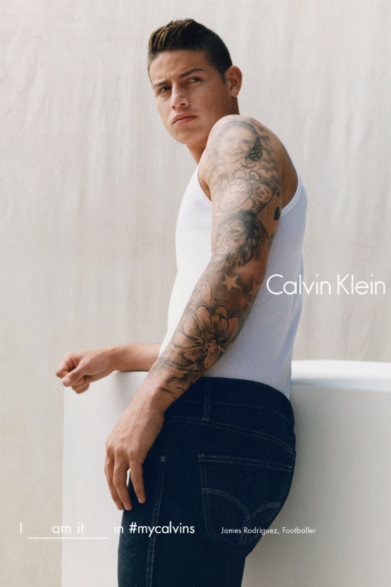 james rodriguez calvin klein