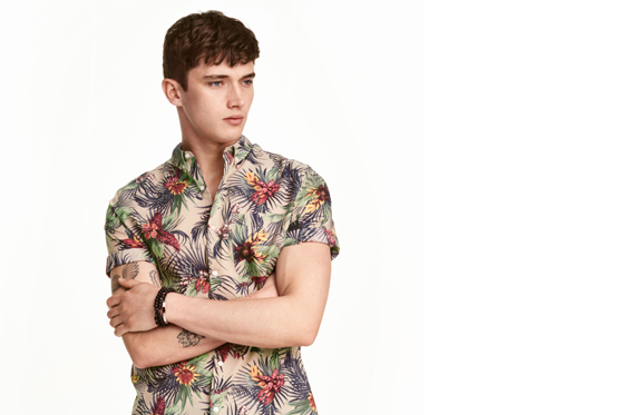 H&M estampado camisa floral colores