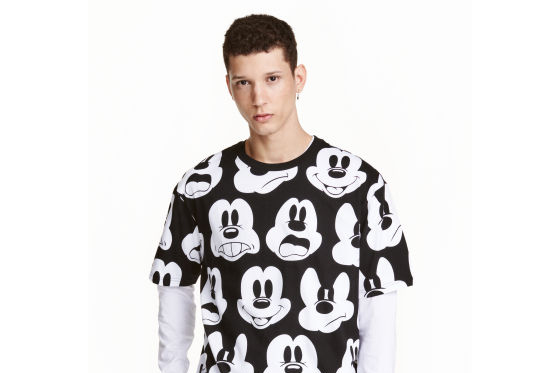H&M camiseta Mickey Mouse