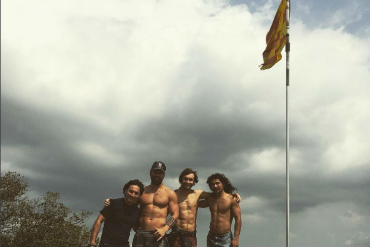 Jason Momoa vacaciones Barcelona