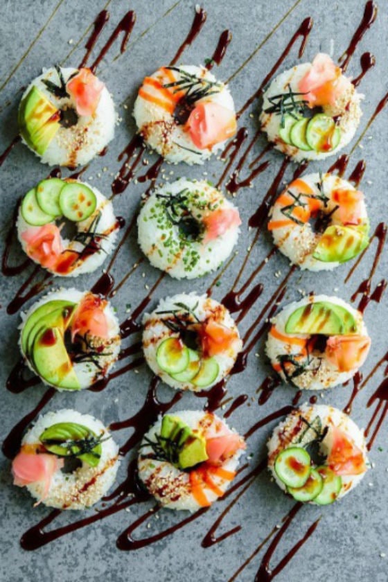 donut sushi tendencia hacerlo cocinarlo 