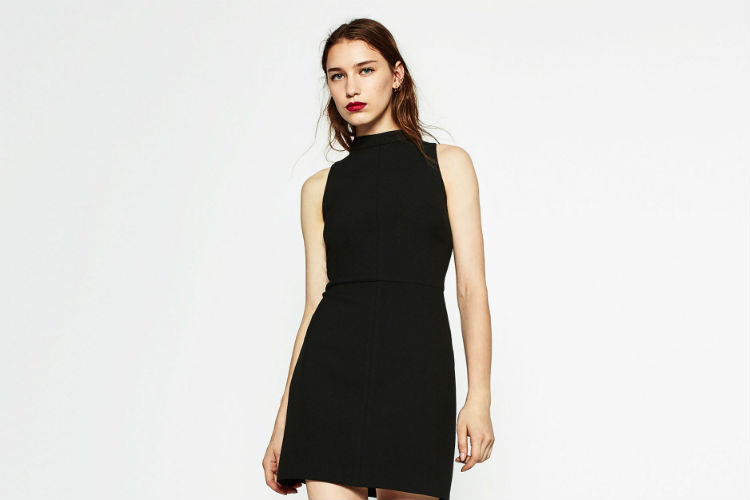 color negro coleccion vestidos zara