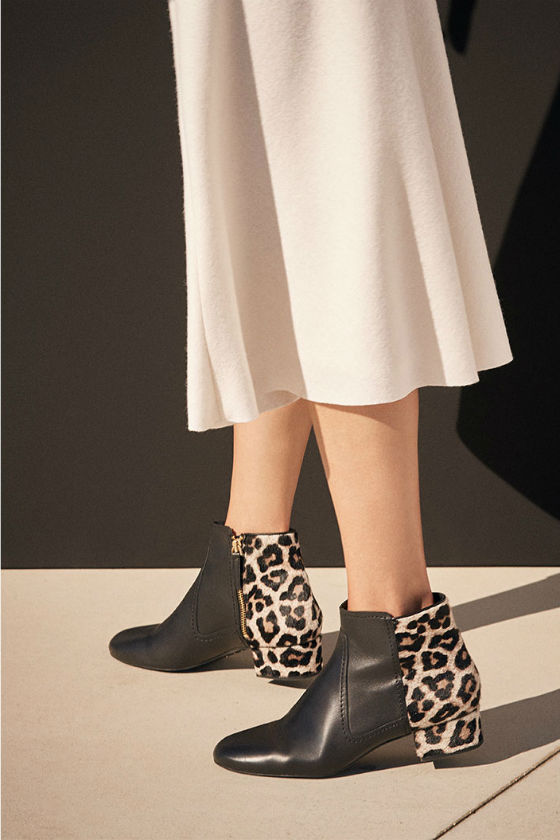 botines animal print massimo dutti