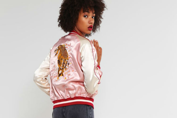 chaquetas bomber zalando asos pull and bear