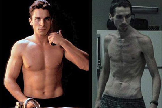 Christian Bale cambios peso Batman Maquinista