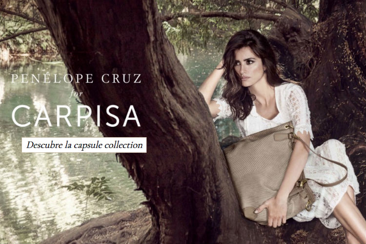 Penélope Cruz se convierte en imagen y diseñadora para la firma italiana Carpisa