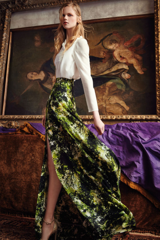 dolores promesas falda estampada