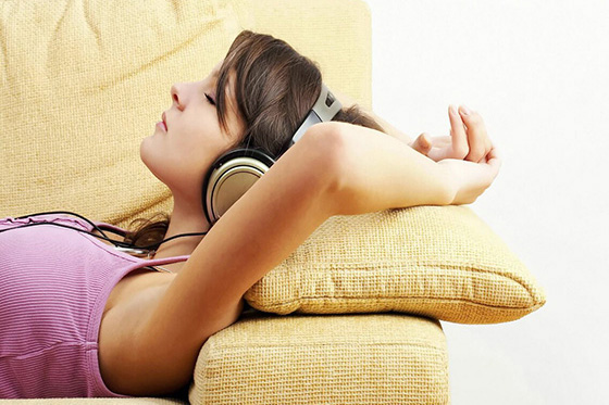 Siesta auriculares musica para dormir