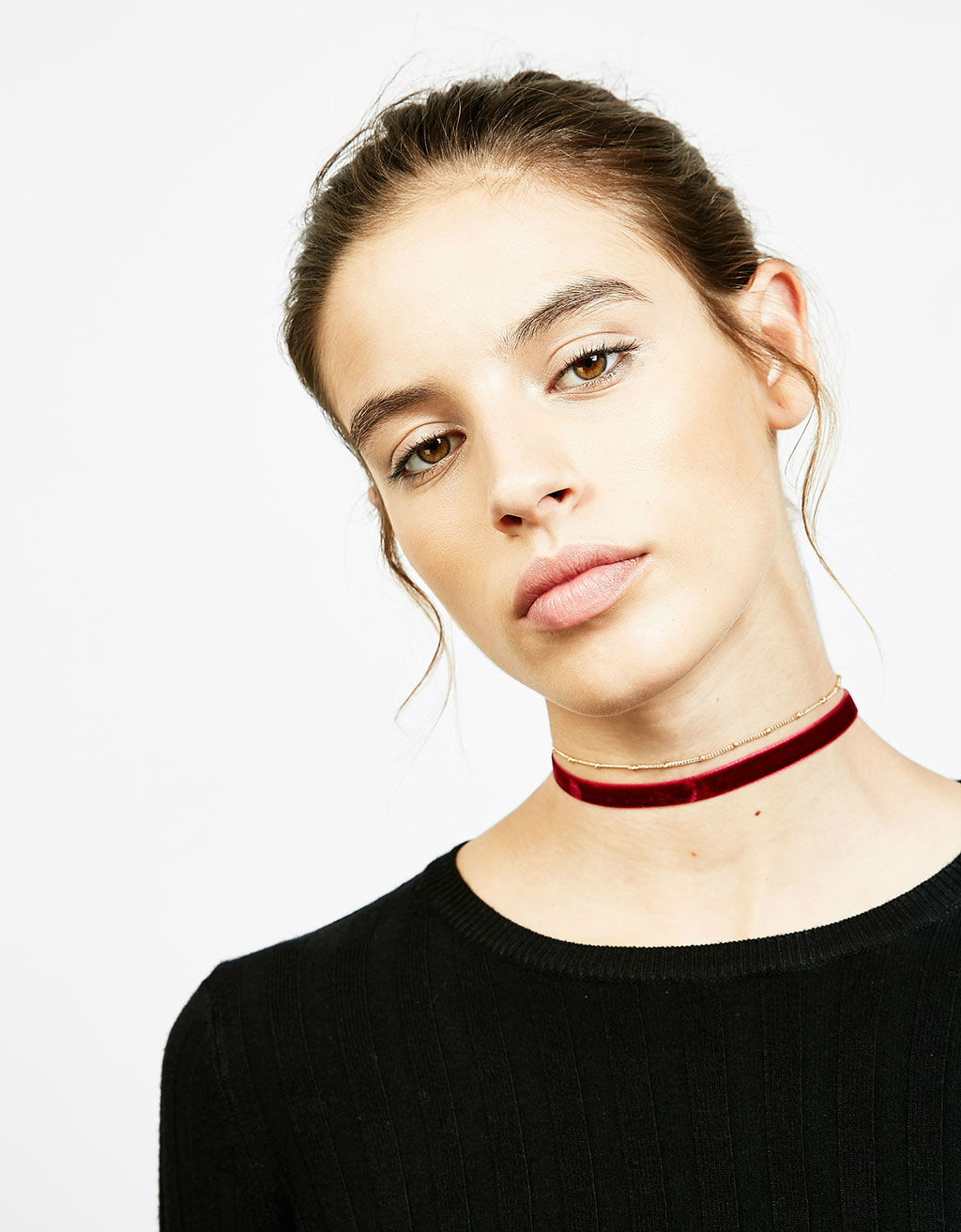 choker terciopelo bershka invierno 2016