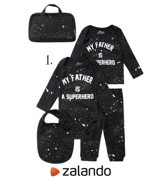 conjunto recien nacido my father is my superhero zalando invierno 2016