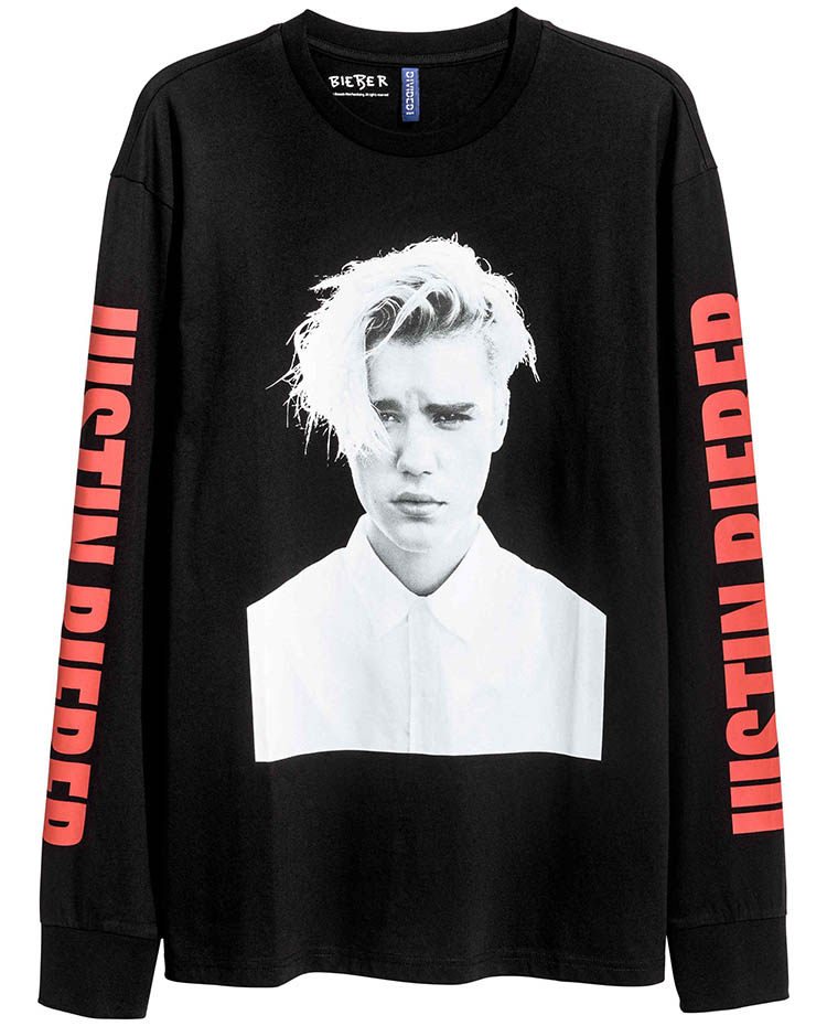 sudadera justin bieber H&M 