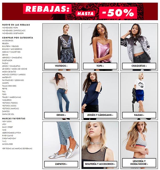 rebajas asos