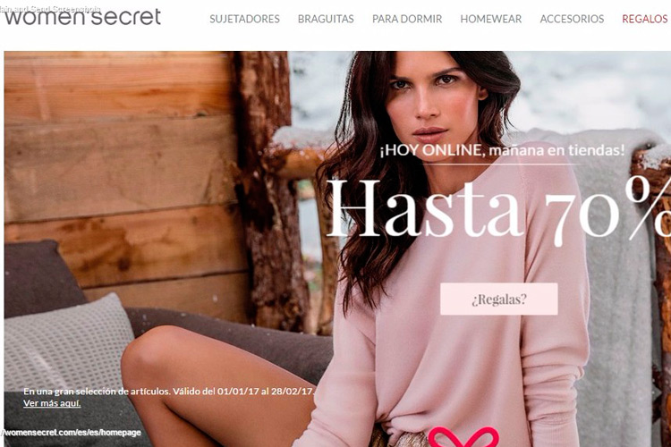 Rebajas Women Secret 2017