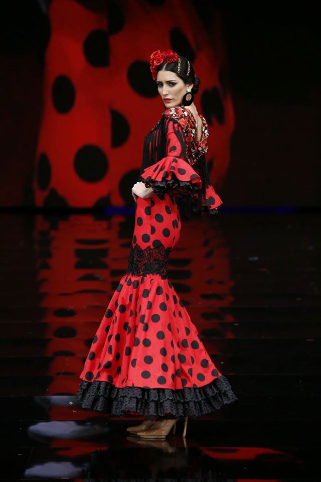 traje lunares flamenco