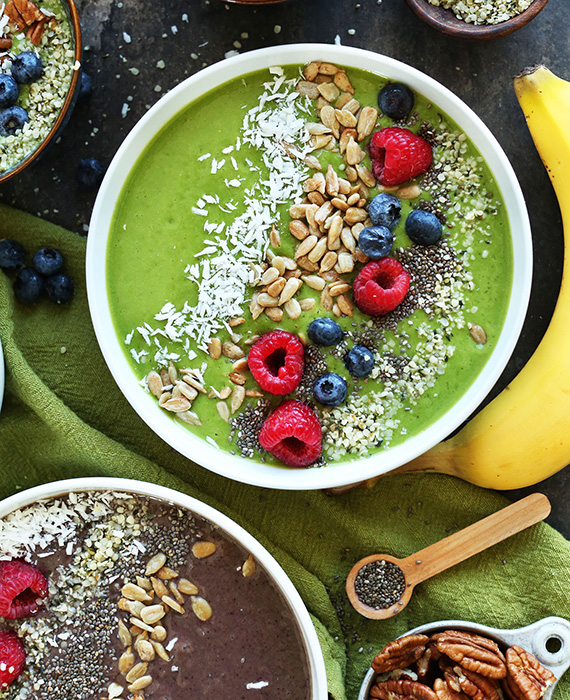 smoothie bowl verde