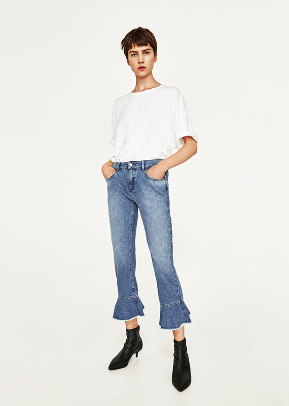 cropped jeans zara 2