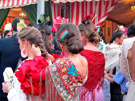 peinados de flamenca