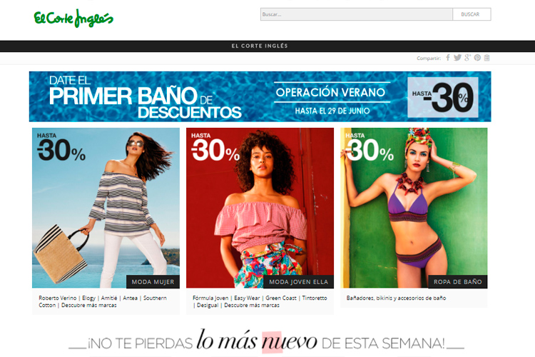Rebajas El Corte Inglés 2017