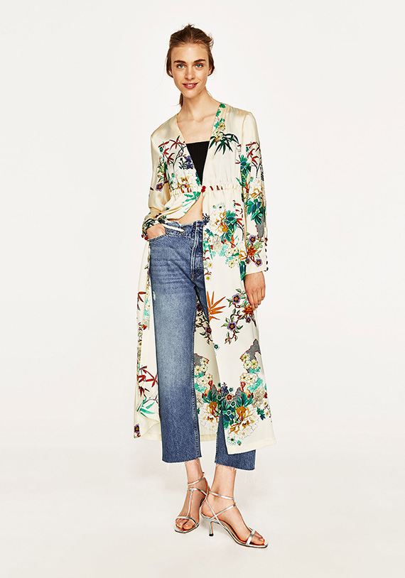 kimono Zara verano