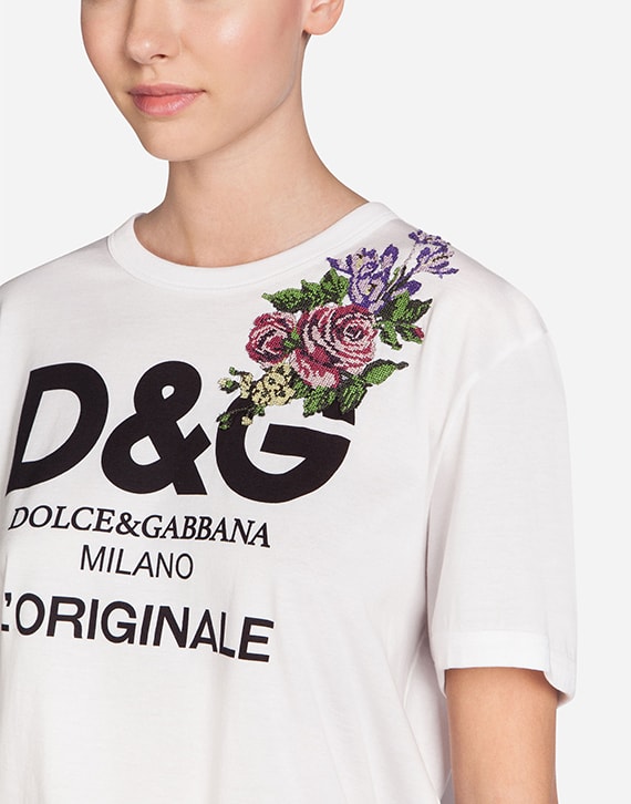 Mini me Dolce Gabbana camiseta logo