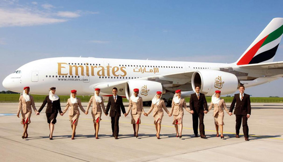 compañía aérea Emirates 