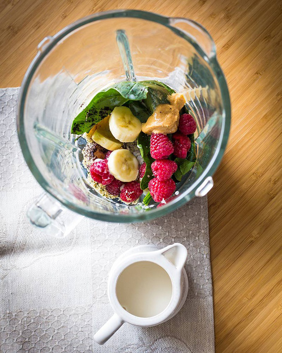 Batido de frutos rojos