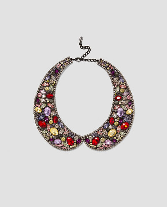 Collar de cuello pedrería Zara