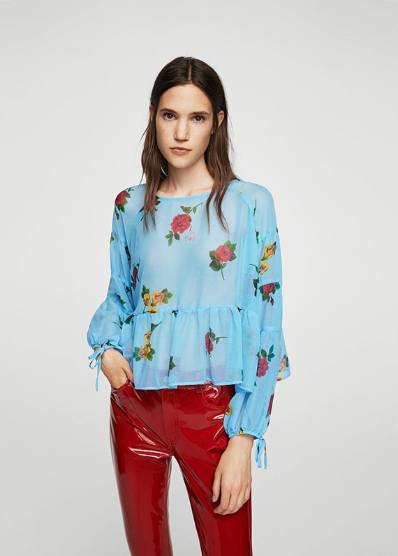 Mango New Now blusa floral