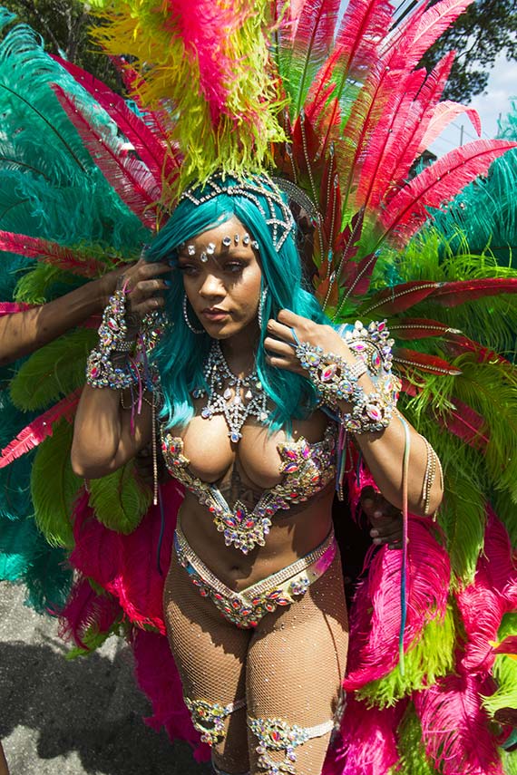 Rihanna disfraz Barbados