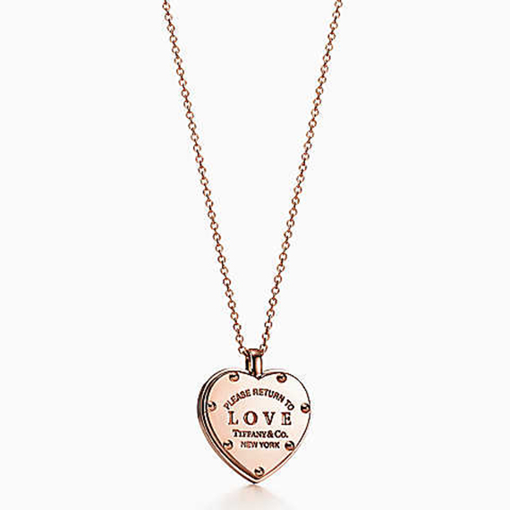 Joyas Tiffany&Co colgante deslizante corazón