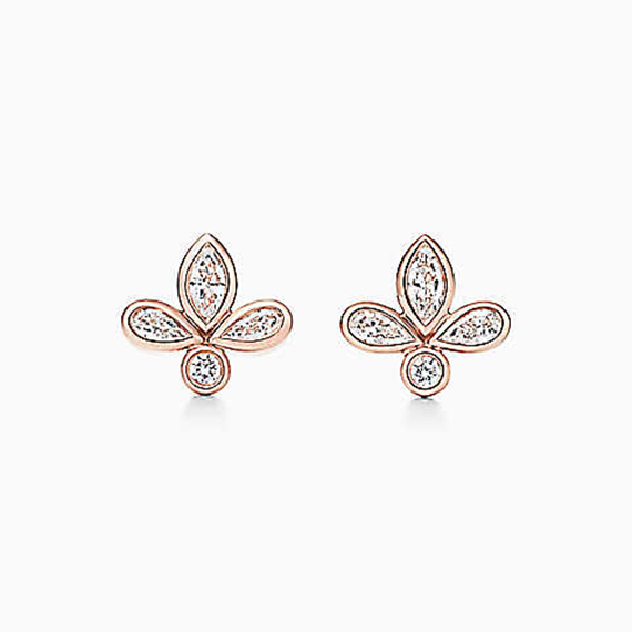Joyas Tiffany&Co pendientes mini fleur