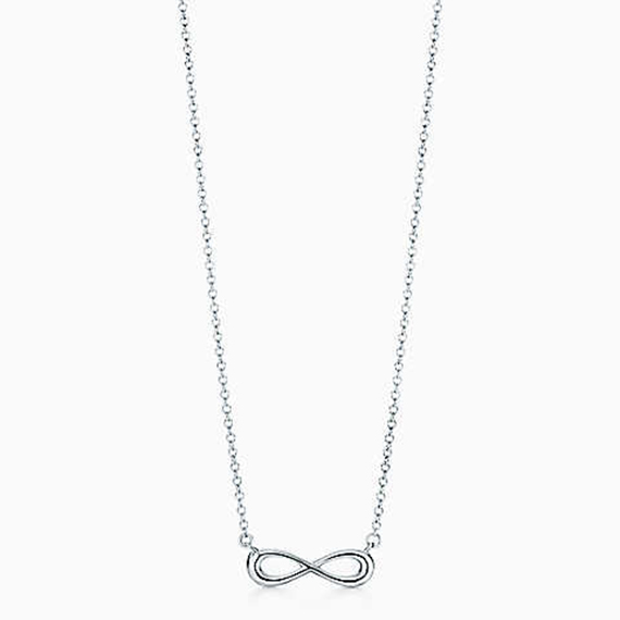 Joyas Tiffany&Co colgante infinity plateado