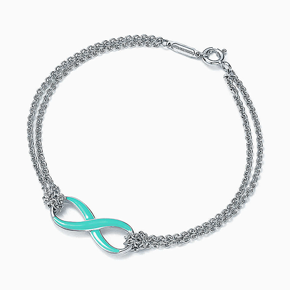 Joyas Tiffany&Co pulsera infinity blue