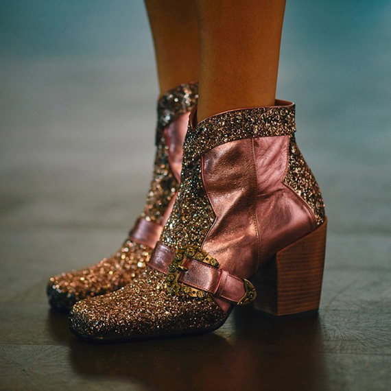 botines brillantes Coach