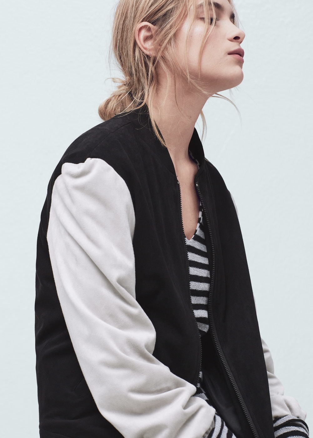 chaqueta bomber mango outlet mujer