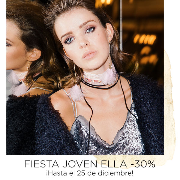 Descuento -30% en looks de fiesta Joven El Corte Inglés, Navidad 2017 - Modalia.es