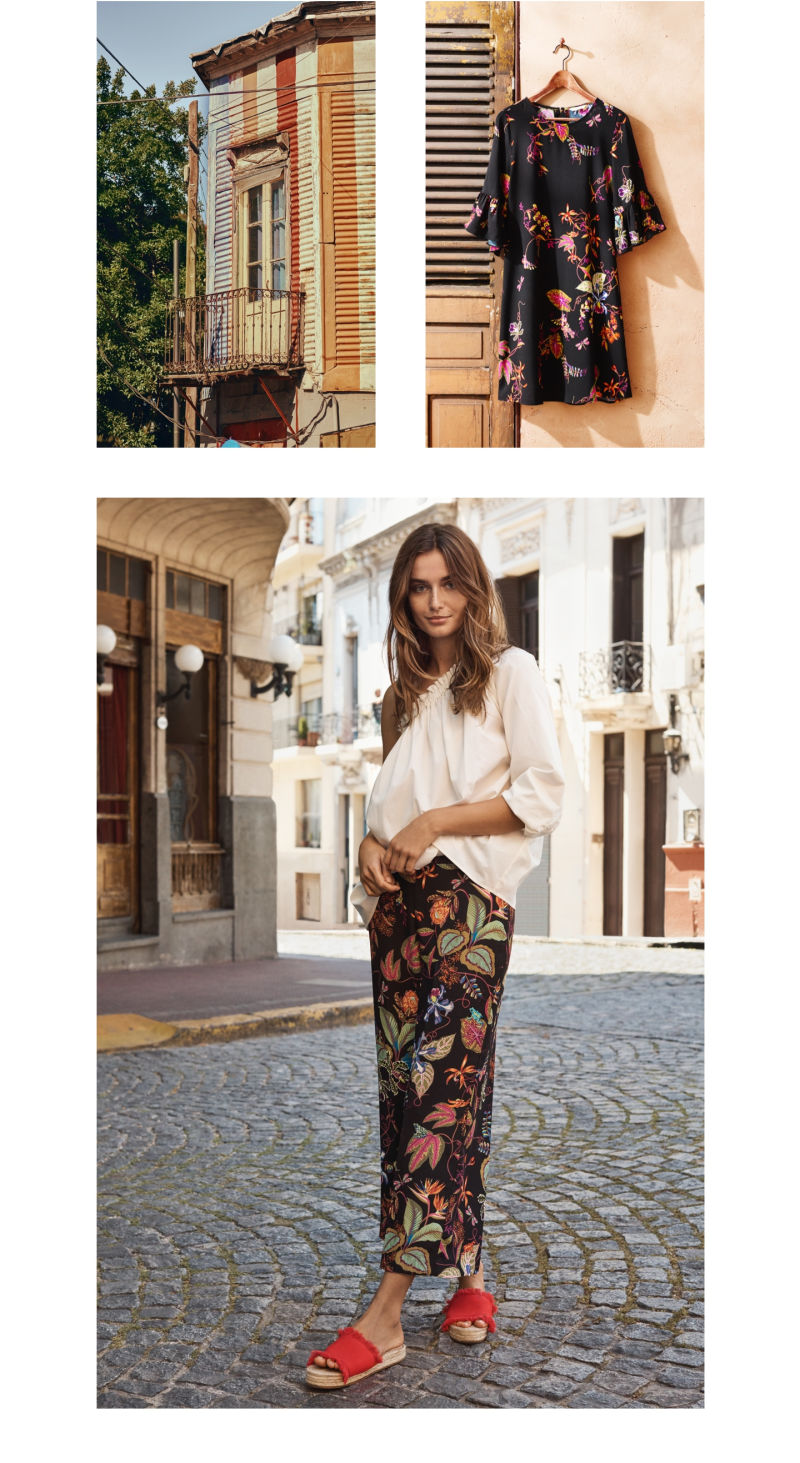 pantalon flores