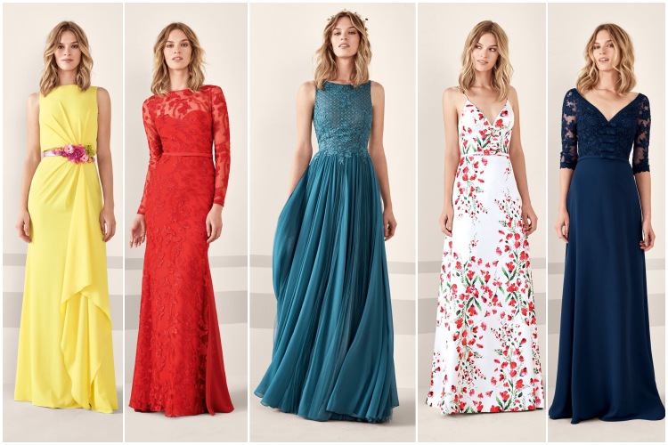 Pronovias colección fiesta 2019: largos de aire fresco y joven para la invitada perfecta -