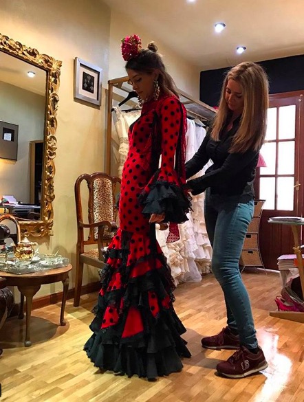 rocio osorno traje flamenca